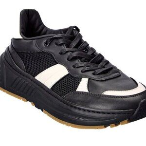 Bottega Veneta speedster leather shoes black on white